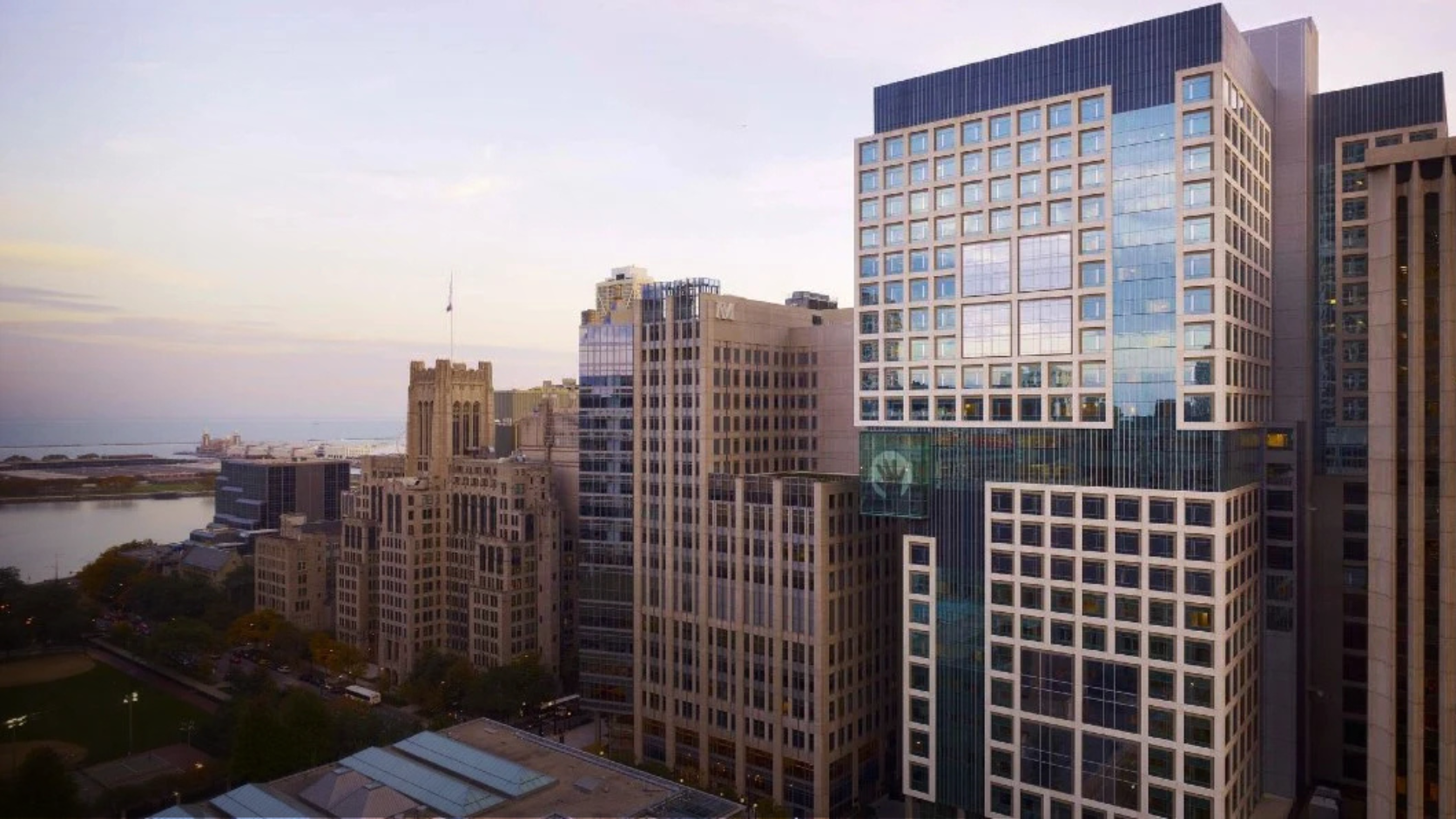 Childrens' Hospital Chicago Skyline
